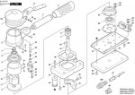 Bosch 0 607 250 200 50 WATT-SERIE Pneumatic Orbital Sander Spare Parts
